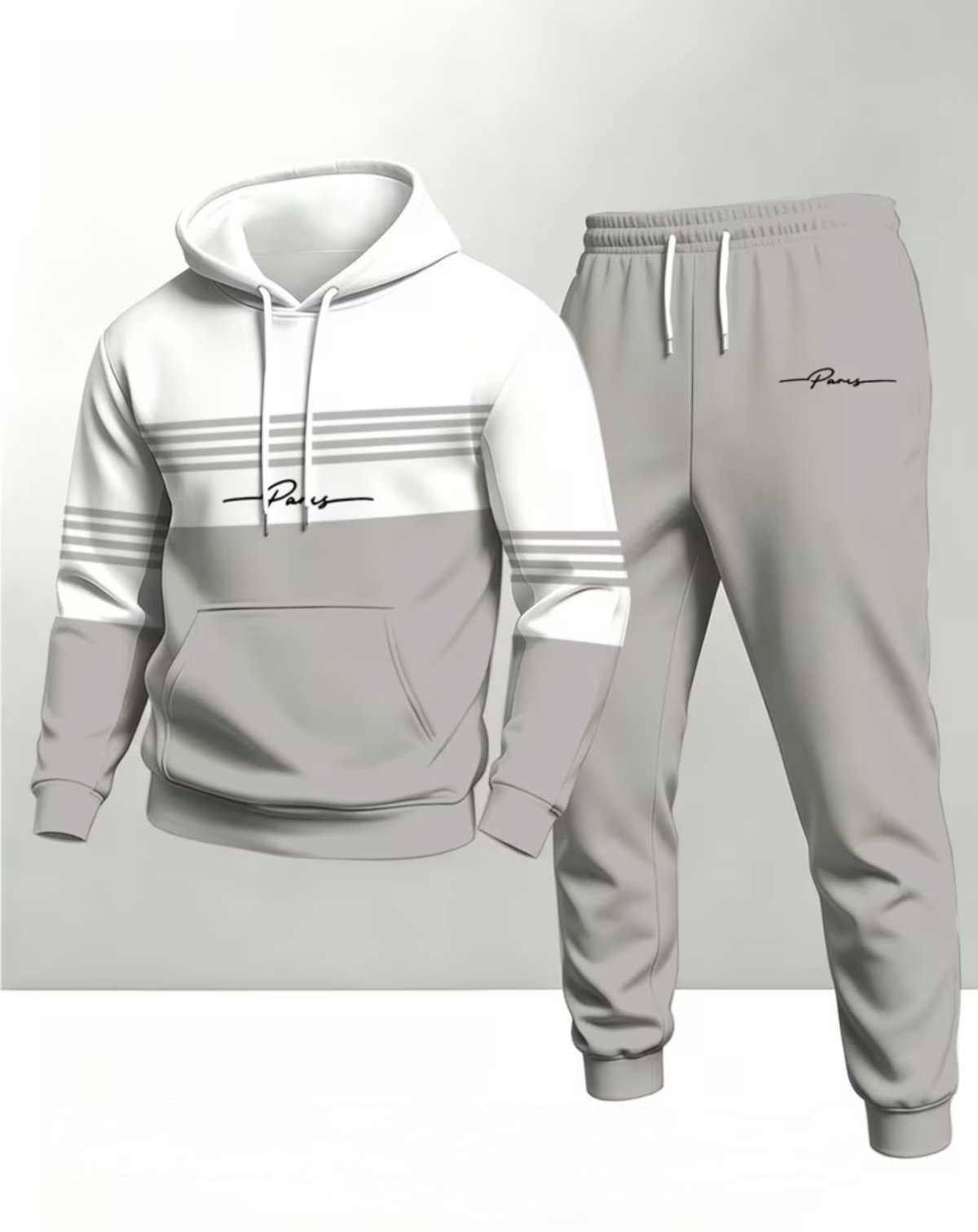 Ensemble sweat-shirt à capuche tendance automne-hiver