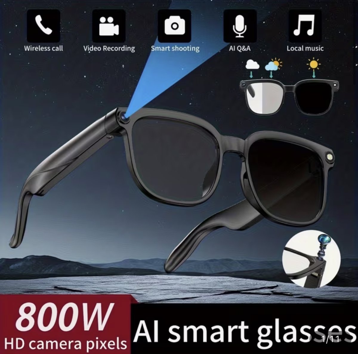 Lunettes intelligentes peje IA