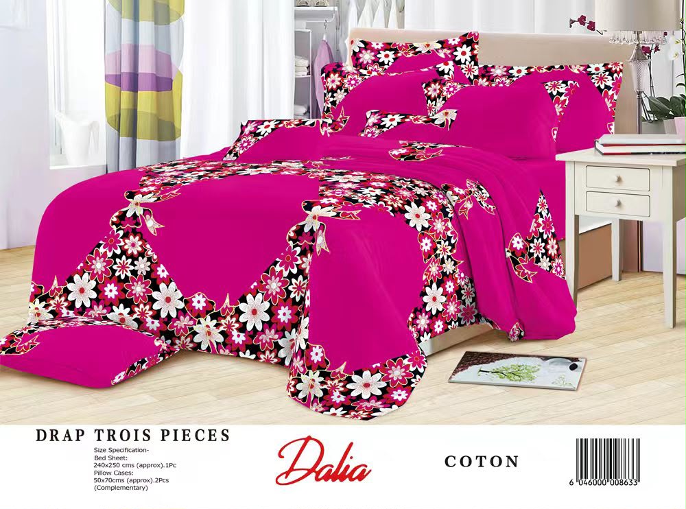 Draps de lit en coton - Dormir confortablement