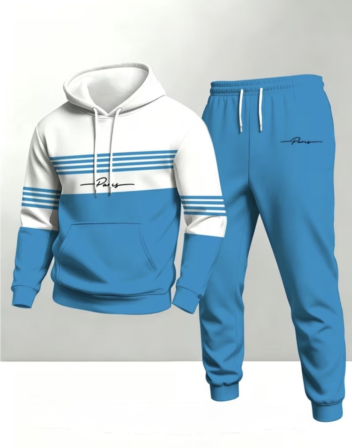 Ensemble sweat-shirt à capuche tendance automne-hiver
