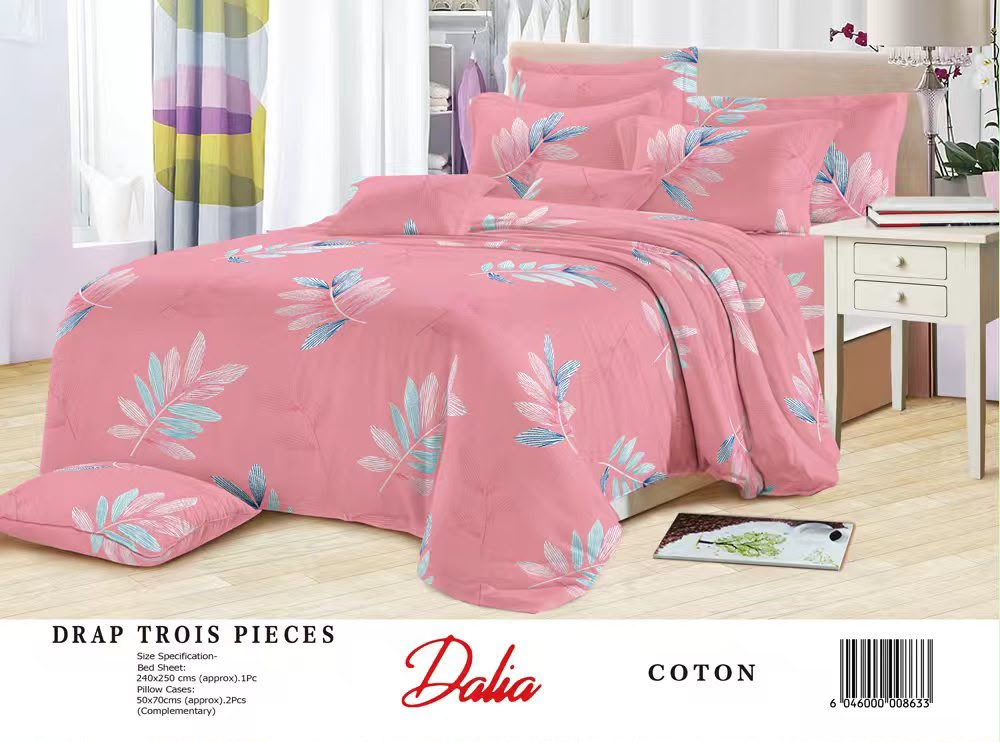 Draps de lit en coton - Dormir confortablement
