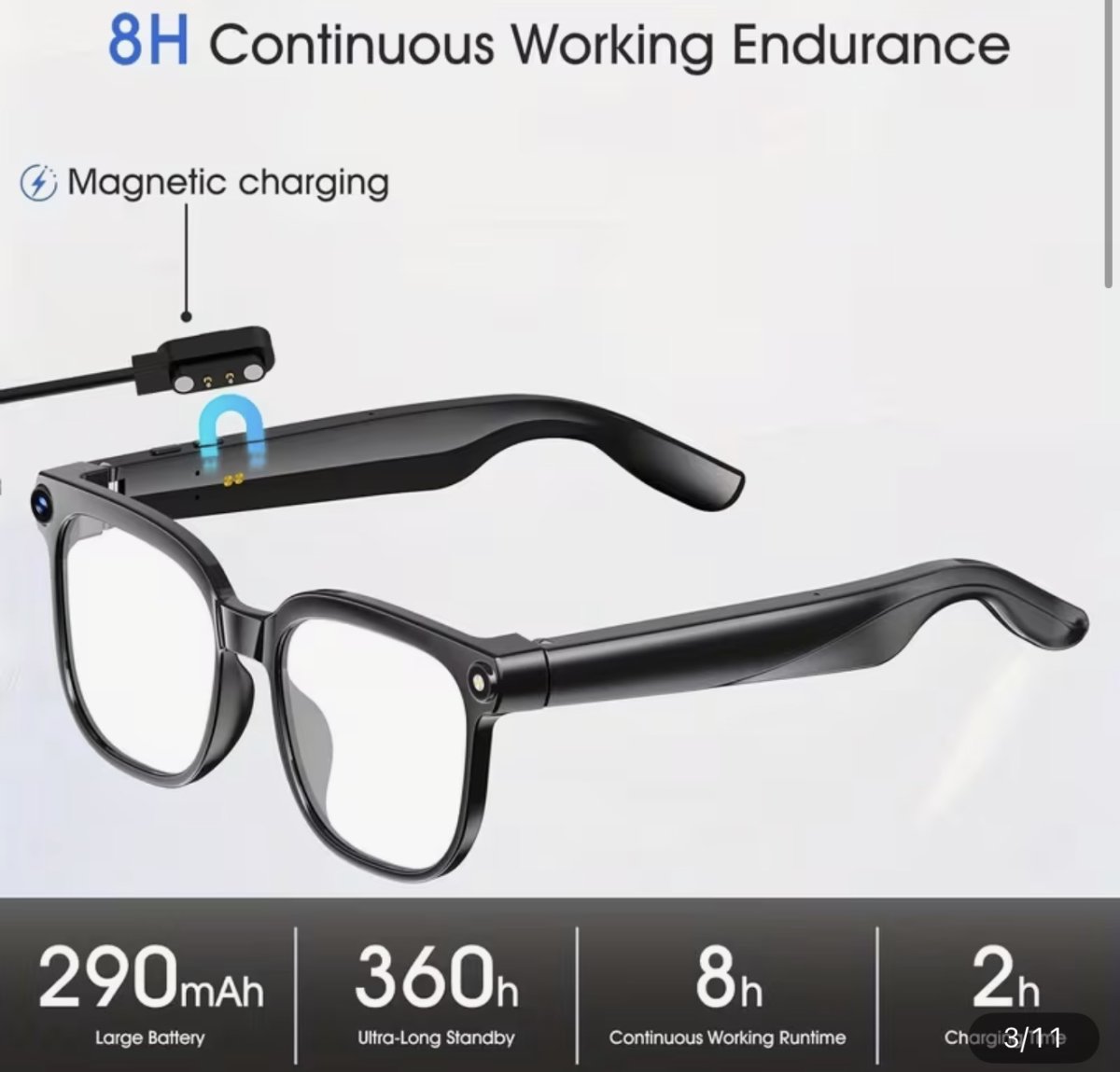 Lunettes intelligentes peje IA