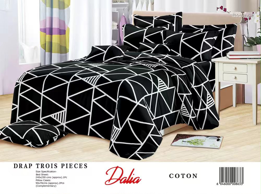 Draps de lit en coton - Dormir confortablement